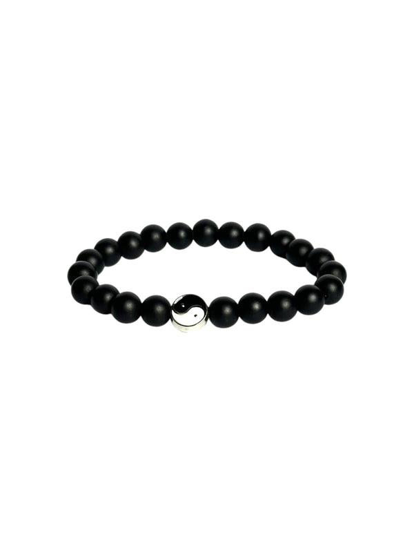 Eclipse Black Beaded Bracelet